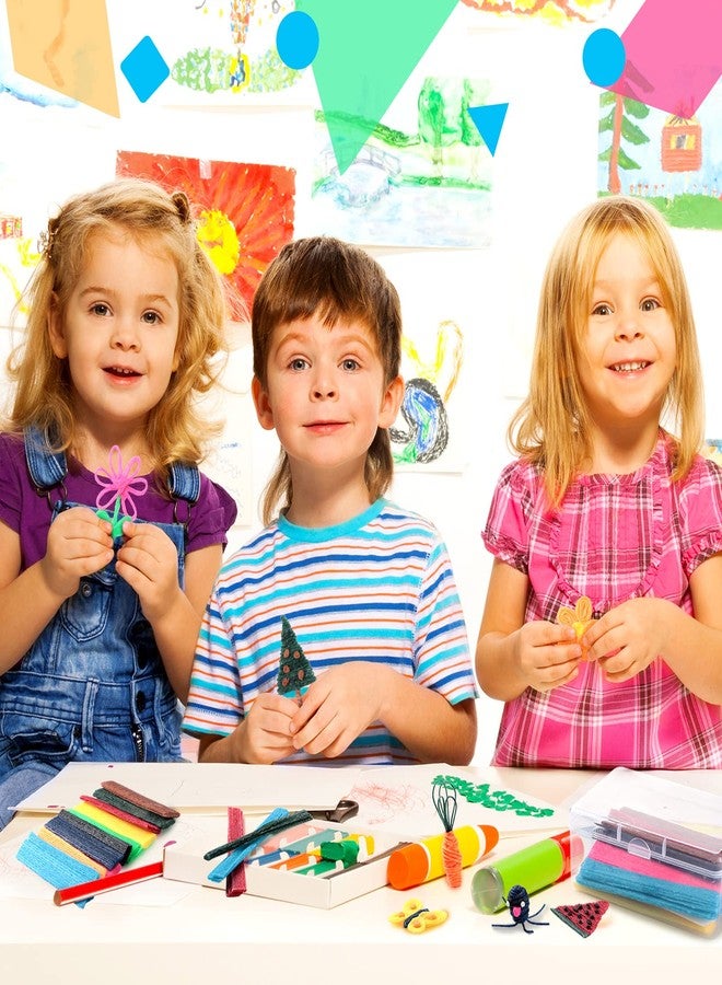 BBTO 600 Pieces Wax Craft Sticks for Kids Bendable Sticky Yarn Molding Sculpting Sticks in 13 Colors with Plastic Storage Box for Handicraft DIY School Project Supplies - Image 5